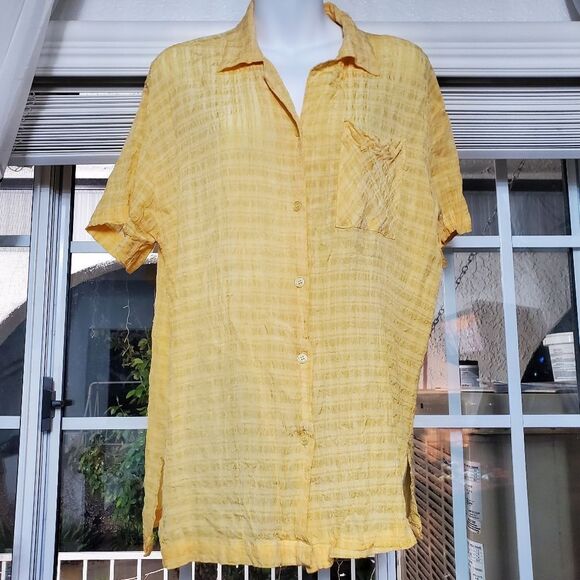 Capacity yellow blouse - Picture 1 of 4